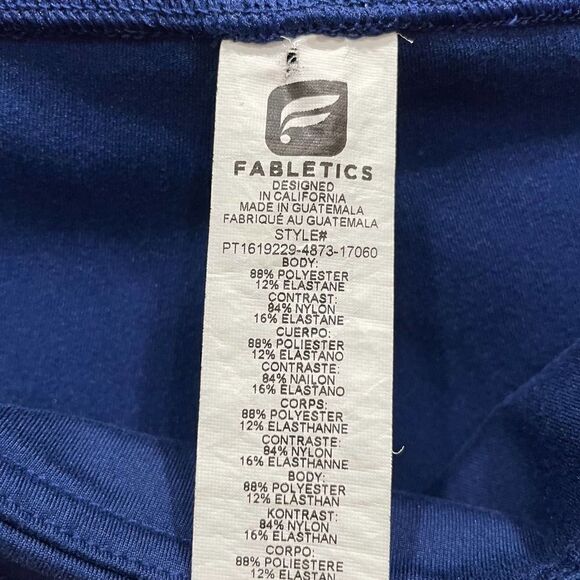 Fabletics Gaviota Leggings in Navy Black - Size: XL - Picture 4 of 8